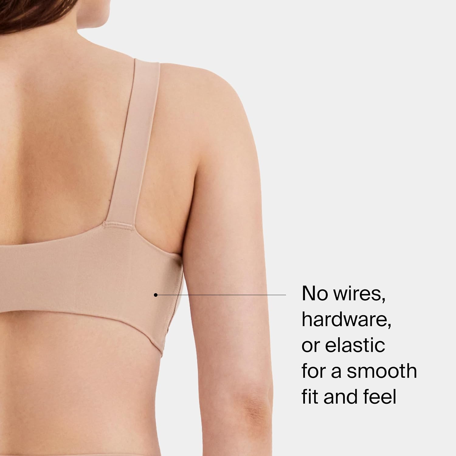 SPANX Smooth Bra-Llelujah! Unlined Bralette - Comfortable Support - Wire-Free Bra - Hosiery Back Smoothing - Dig-Free Straps - Image 3