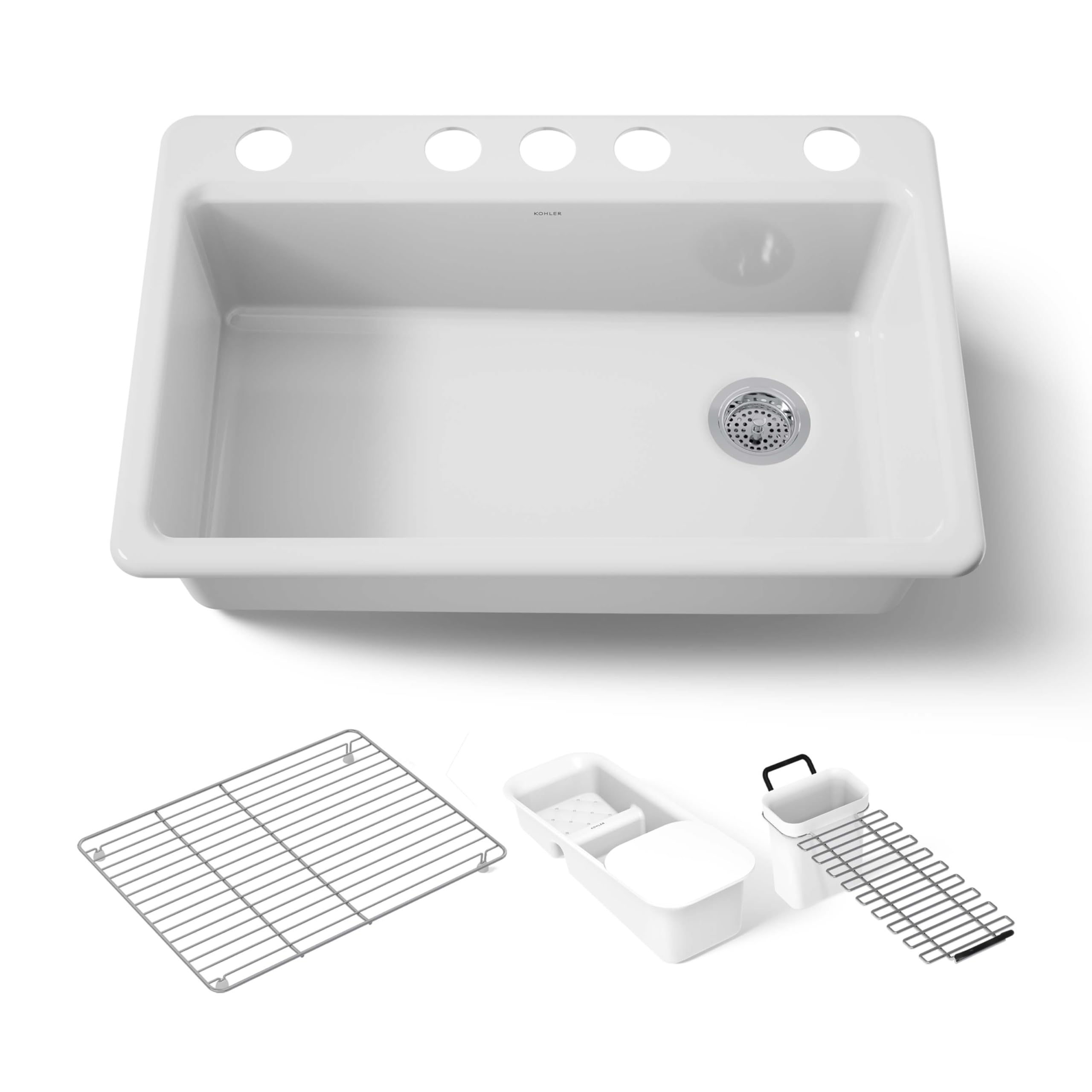 Riverby 33 In. x 22 In. Undermount Single-Bowl Kitchen Sink