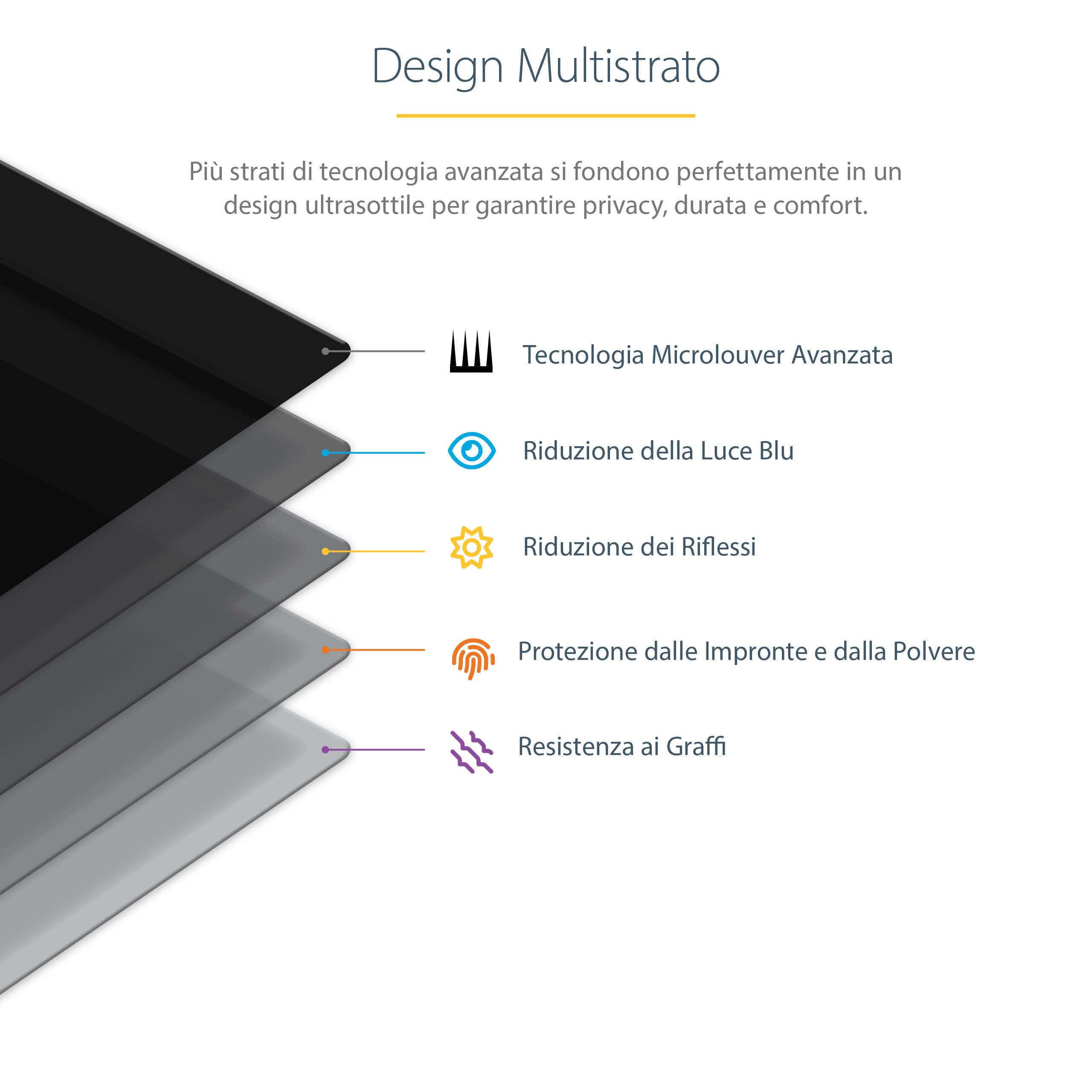 StarTech Filtro Privacy per Surface Laptop/Book 13,5", Opaco, Antiriflesso | Pellicola Protettiva per Microsoft Surface Laptop e Book