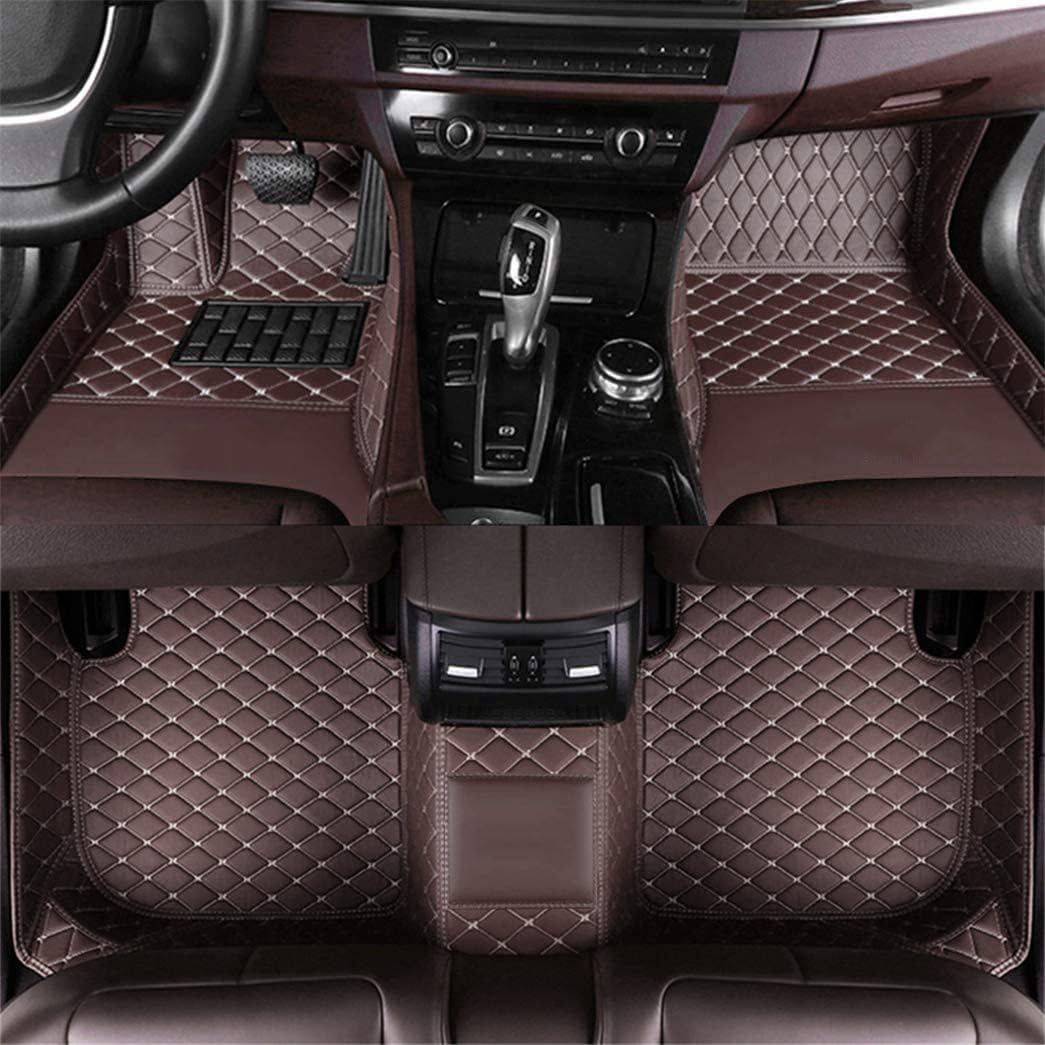 Tapis de sol de voiture pour RAV4 2009-2013 couverture intégrale marron café