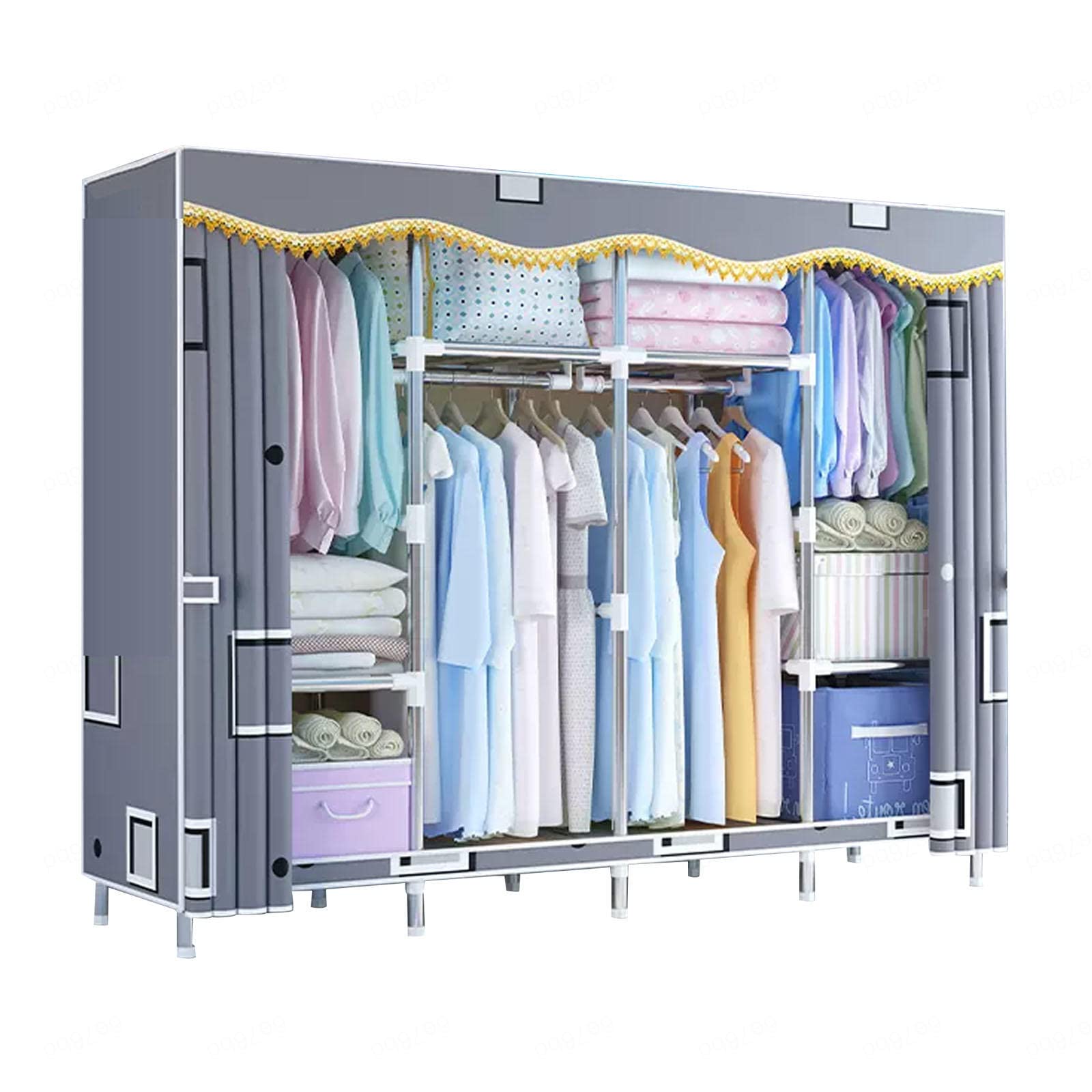 Armario para ropa de tela ideal para organizar el vestidor y la sala de estar 1