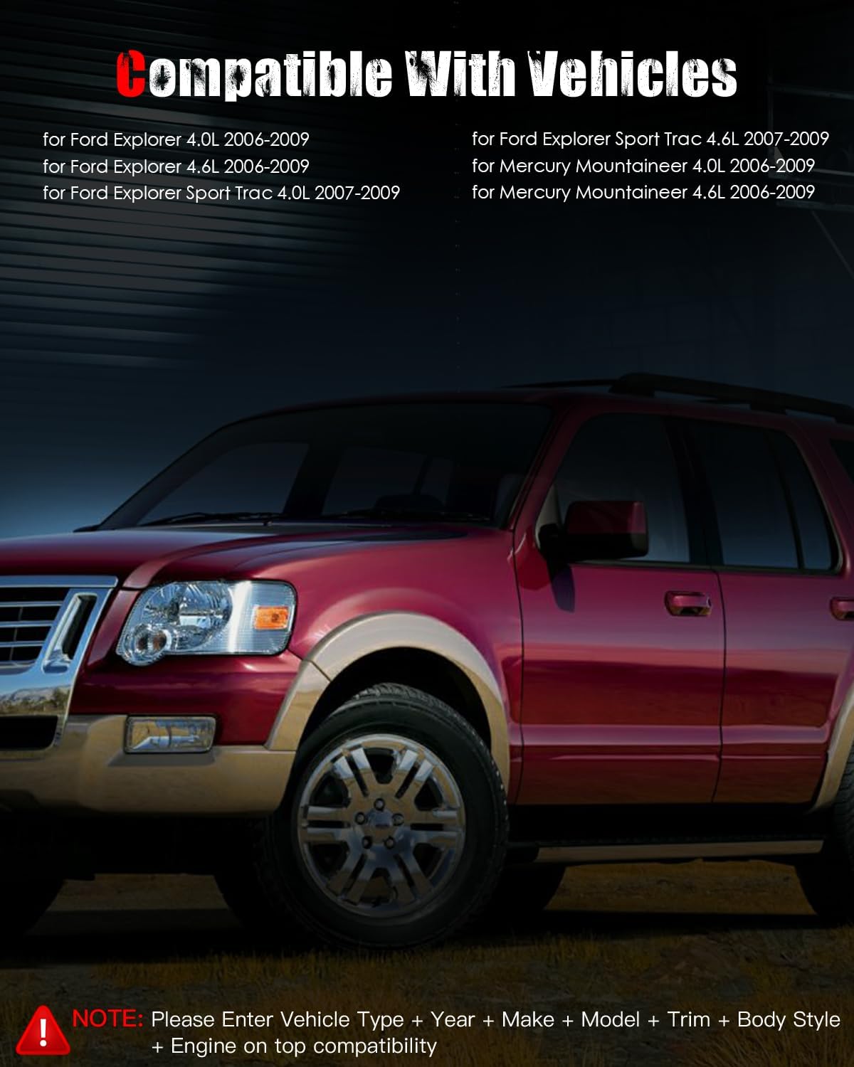 Fuel Pump Module Assembly E2454M M2496132 FG0874 Fit for 2006-2009 for Explorer, 2006-2009 Mountaineer