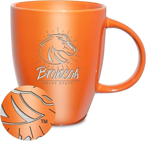 Vista 403 de Rico Industries NCAA - Taza de cerámica con grabado láser, 18 onzas, café y té