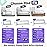 ComfyBumpy 1-Pack Bed Rail for Toddlers 35.5 L x 19.5 H | Toddler Bed Rails for Twin, Full & Toddler Bed Size | Swing Down Bed Rail Guard | Baby Bed Side Rail for Kids | Purple