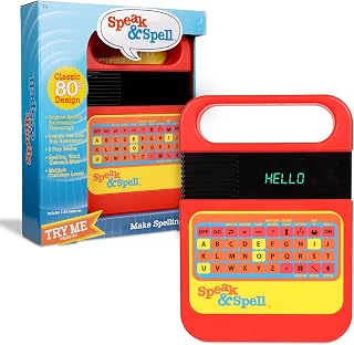 Speak & Spell Retro Handheld Game - Original 80s Educational Spelling Toy, 5 Play Modes for Kids Ages 7+