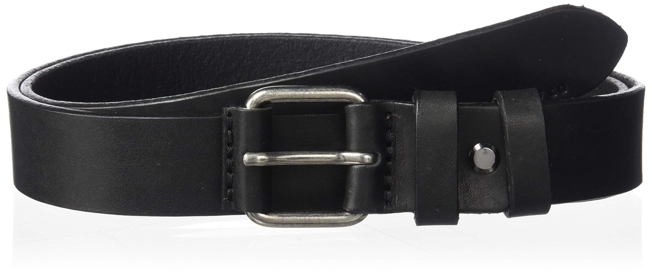 Nudie Men's Black Jeans Dwayne Leather Belt Accessory, 80,
