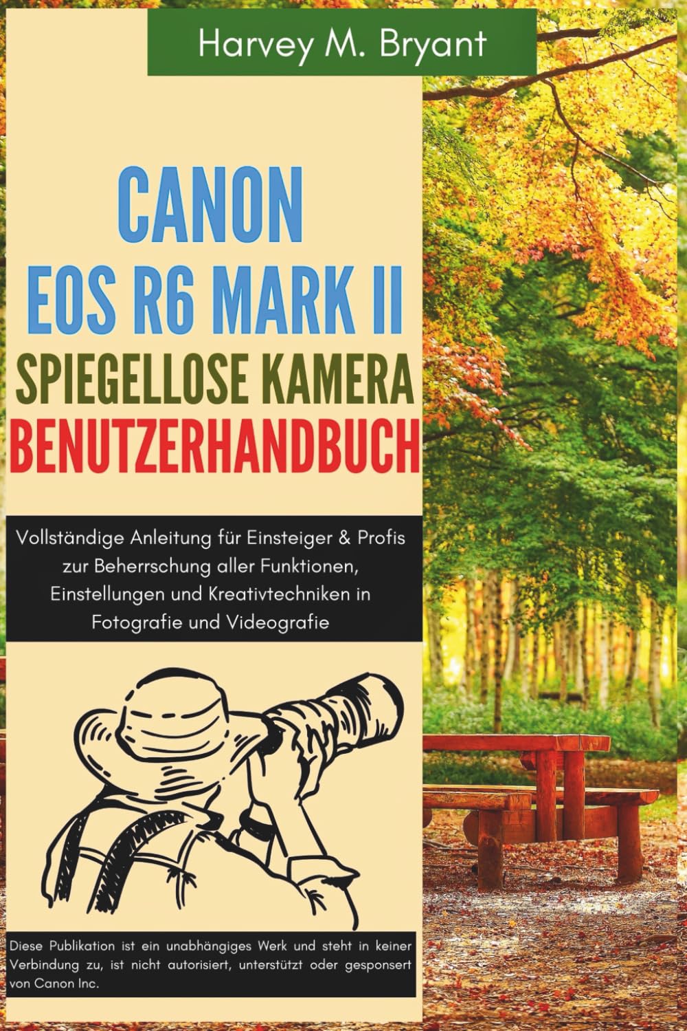 Livre de formation Canon EOS R6 Mark II guide technique pour maîtriser l'autofocus et la vidéo