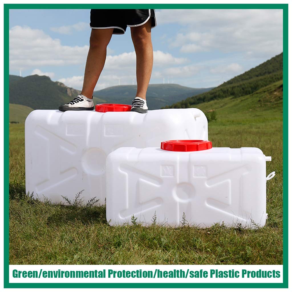 Tanque Contenedor de Agua Deposito Agua 28L/80L/110L/160L/200 Grande Almacenamiento De Agua Contenedores Sin BPA Con Grifo El Plastico Grado De Comida Almacenamiento De Agua Al Aire Libre Depósito De