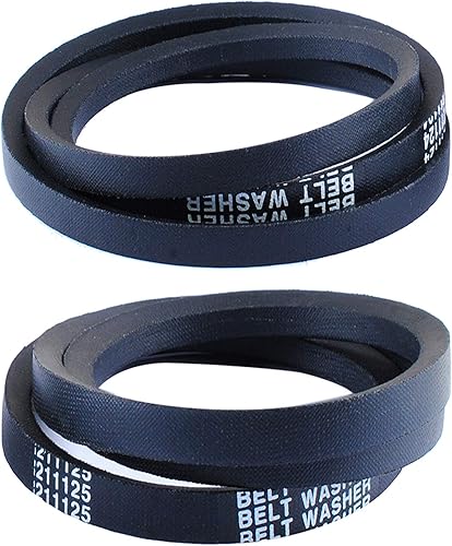 12112425 Kit de correa de repuesto compatible con Maytag, AP4011179, PS2005284, bomba y accionamiento de correa de lavadora (211125 y 211124)