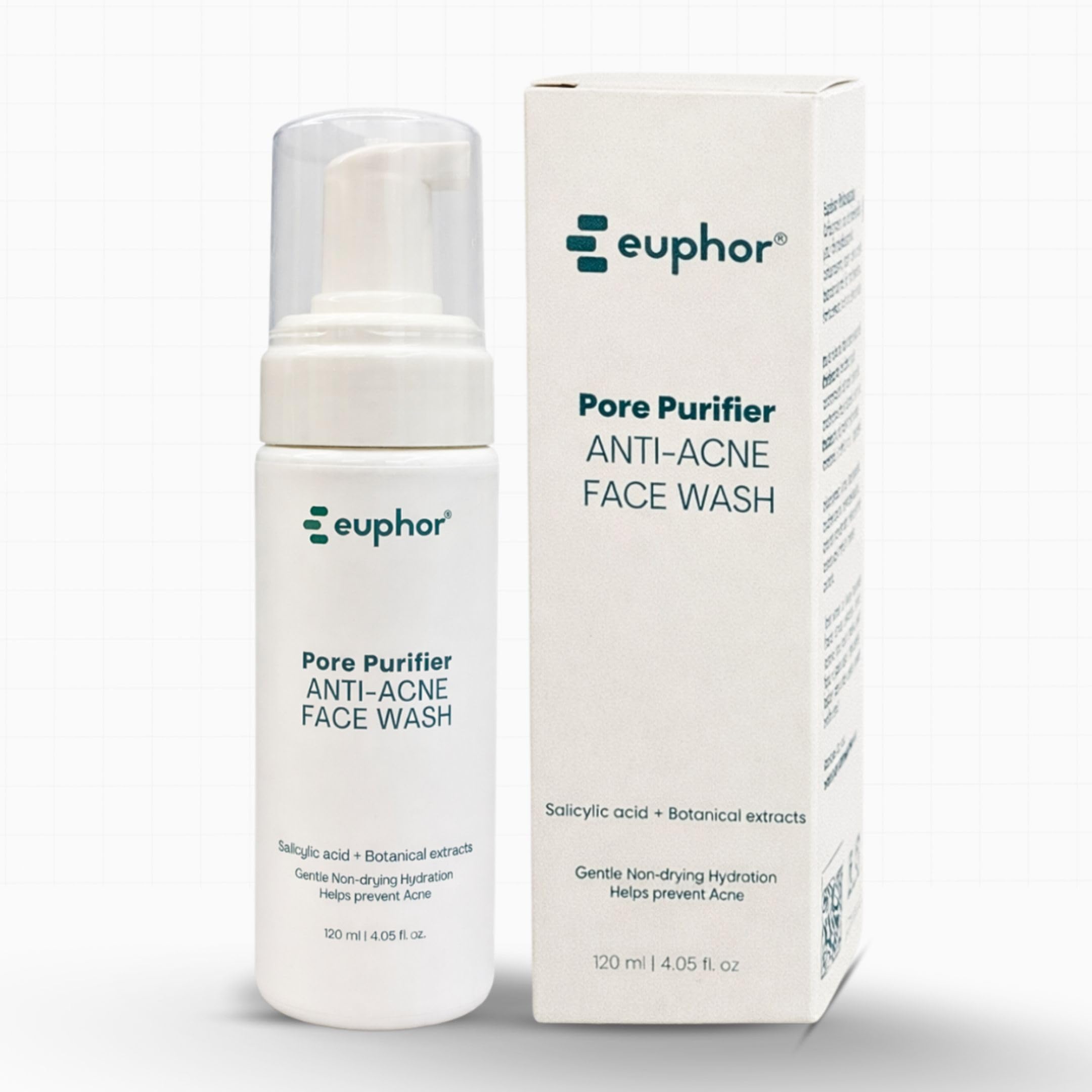 Teens PORE PURIFIER | Anti-acne Foaming Face Wash | Age 12+ | Prevents Acne and Future Breakouts | Facewash for Oily Skin | Salicylic Acid, Tea Tree, Willow Bark | for Women and Men | 120ml(1)