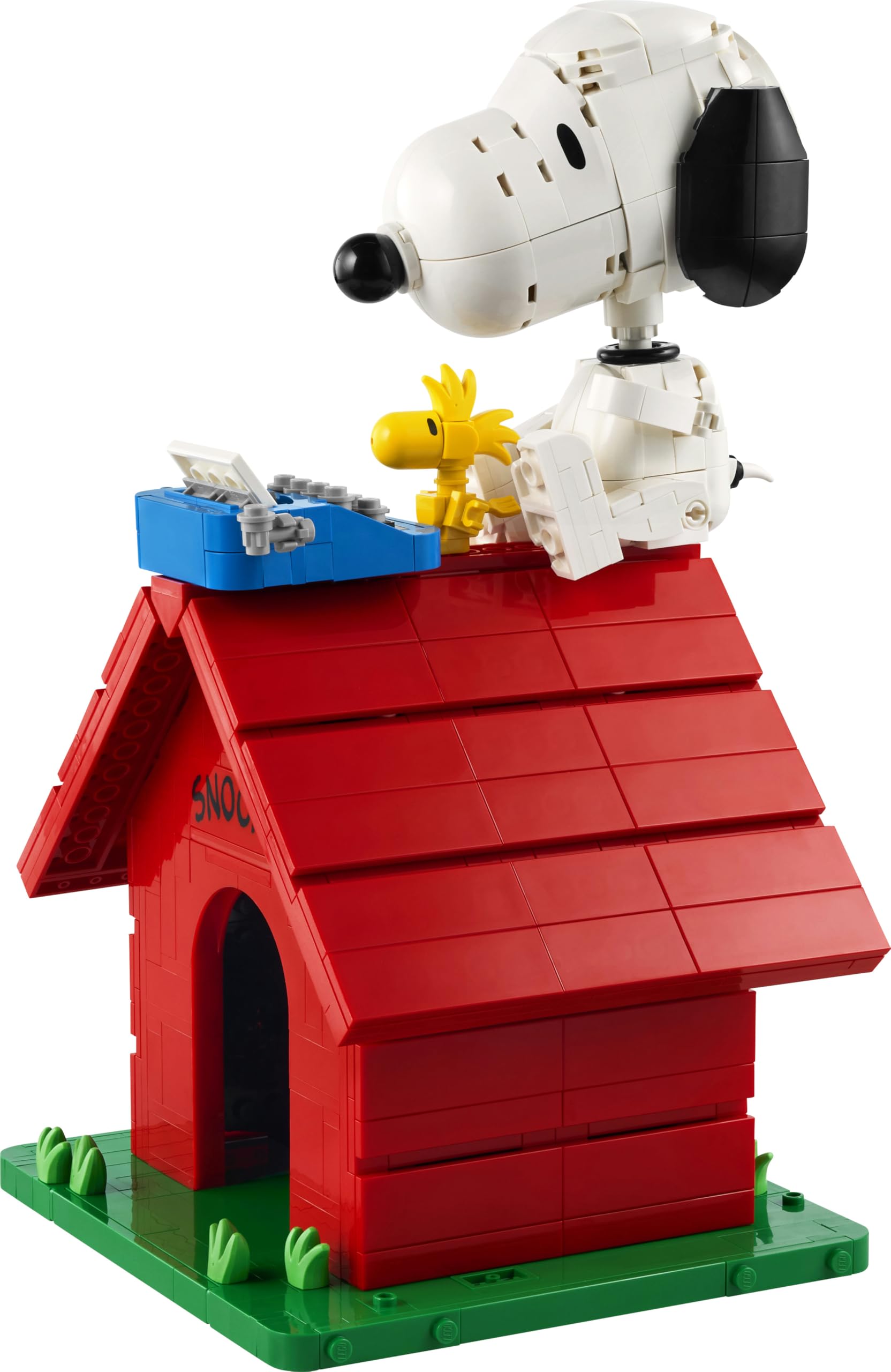 LEGO Ideas Peanuts: la Cuccia di Snoopy - Kit di Modellismo da Esposizione per Adulti con Personaggi di Snoopy e Woodstock - Decorazione Fai da Te da Scrivania - Regalo per Amanti dei Fumetti - 21368