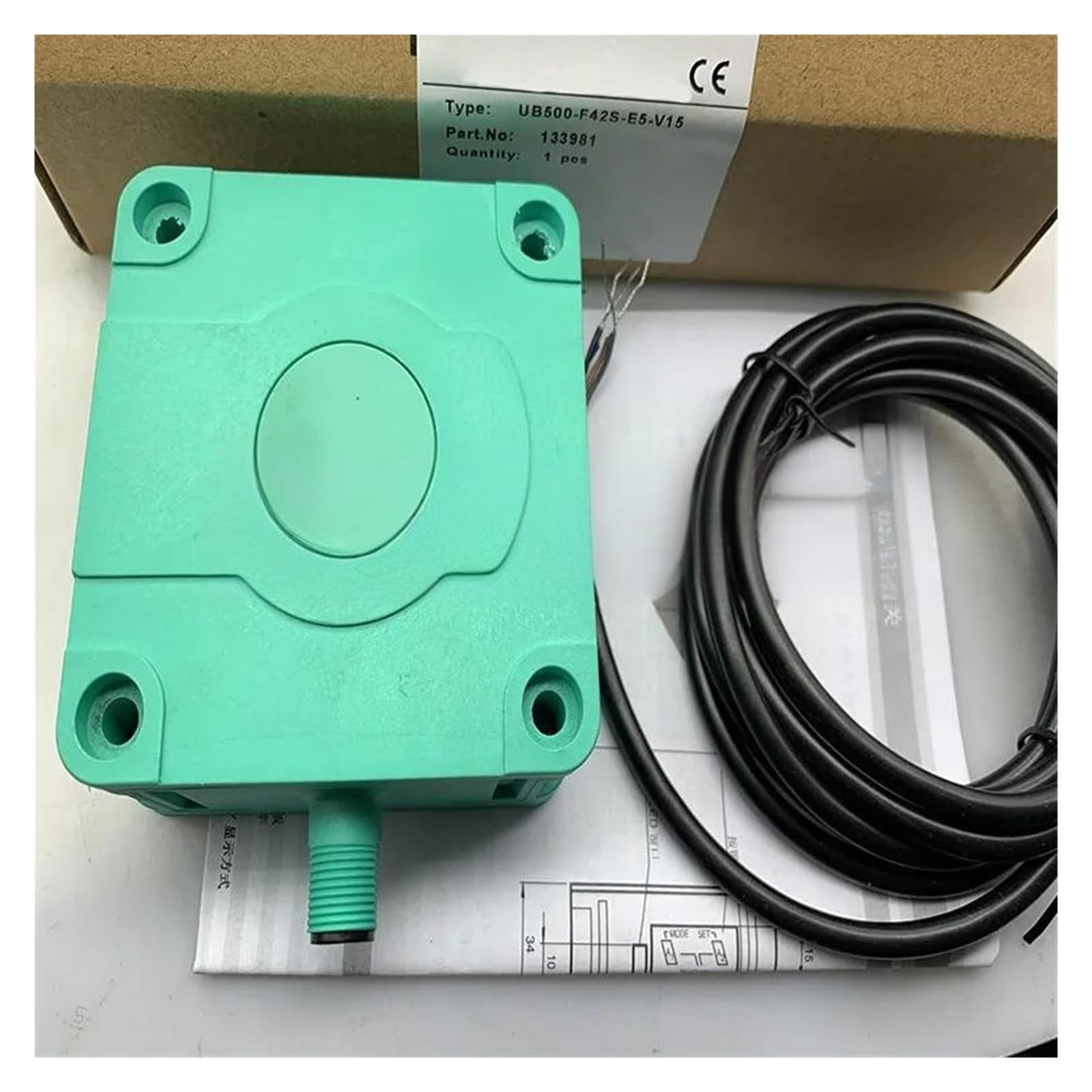 NACODLUL UB500-F42-E7-V15 UB500-F42S-E4-V15 UB500-F42S-E5-V15 UB500-F42-I-V15 UB500-F42-E6-V15 inductive sensor(UB500-F42-E6-V15)