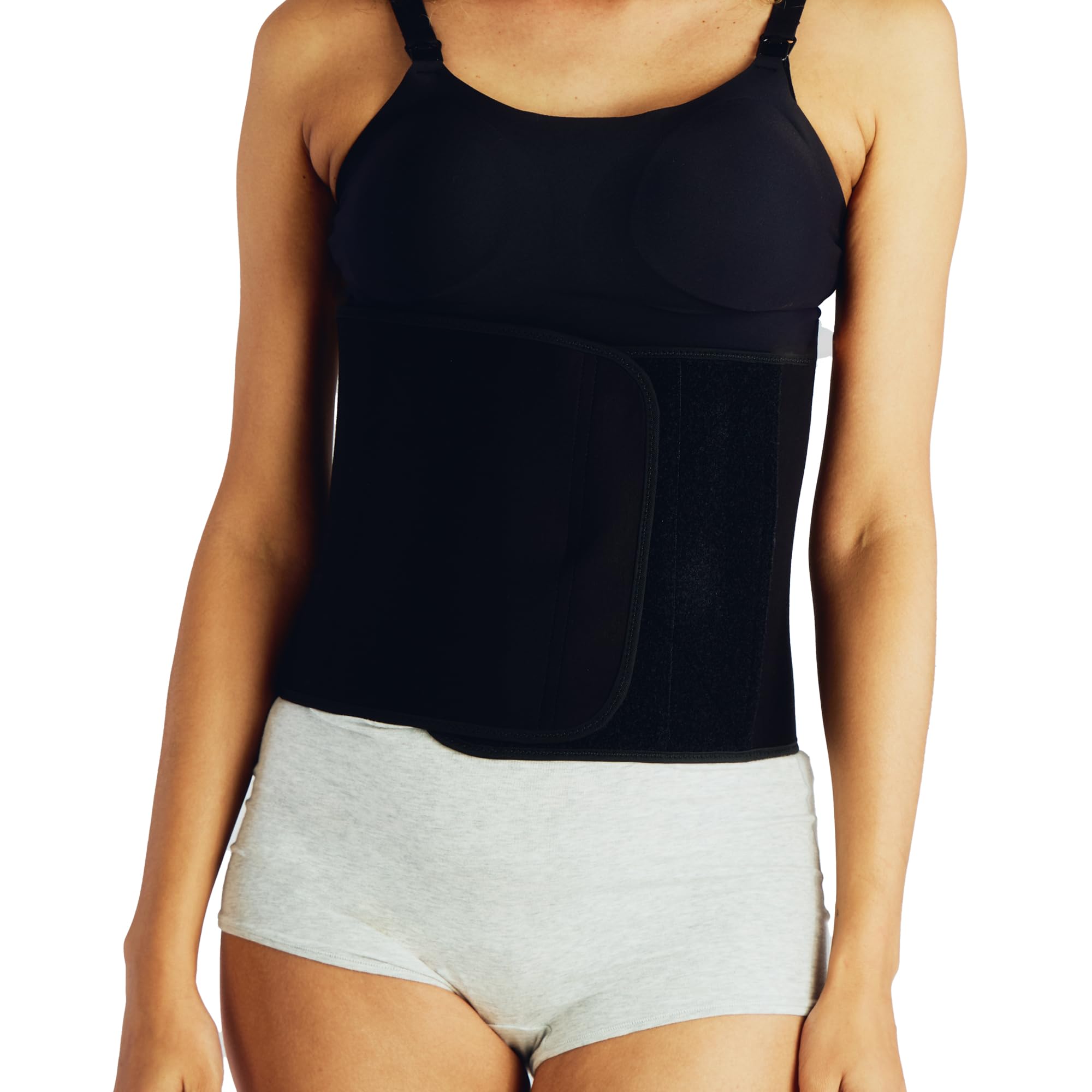 Belly Bandit Bamboo Belly Wrap Power Compress Core (Colour | Black, Size | Extra Large) Female