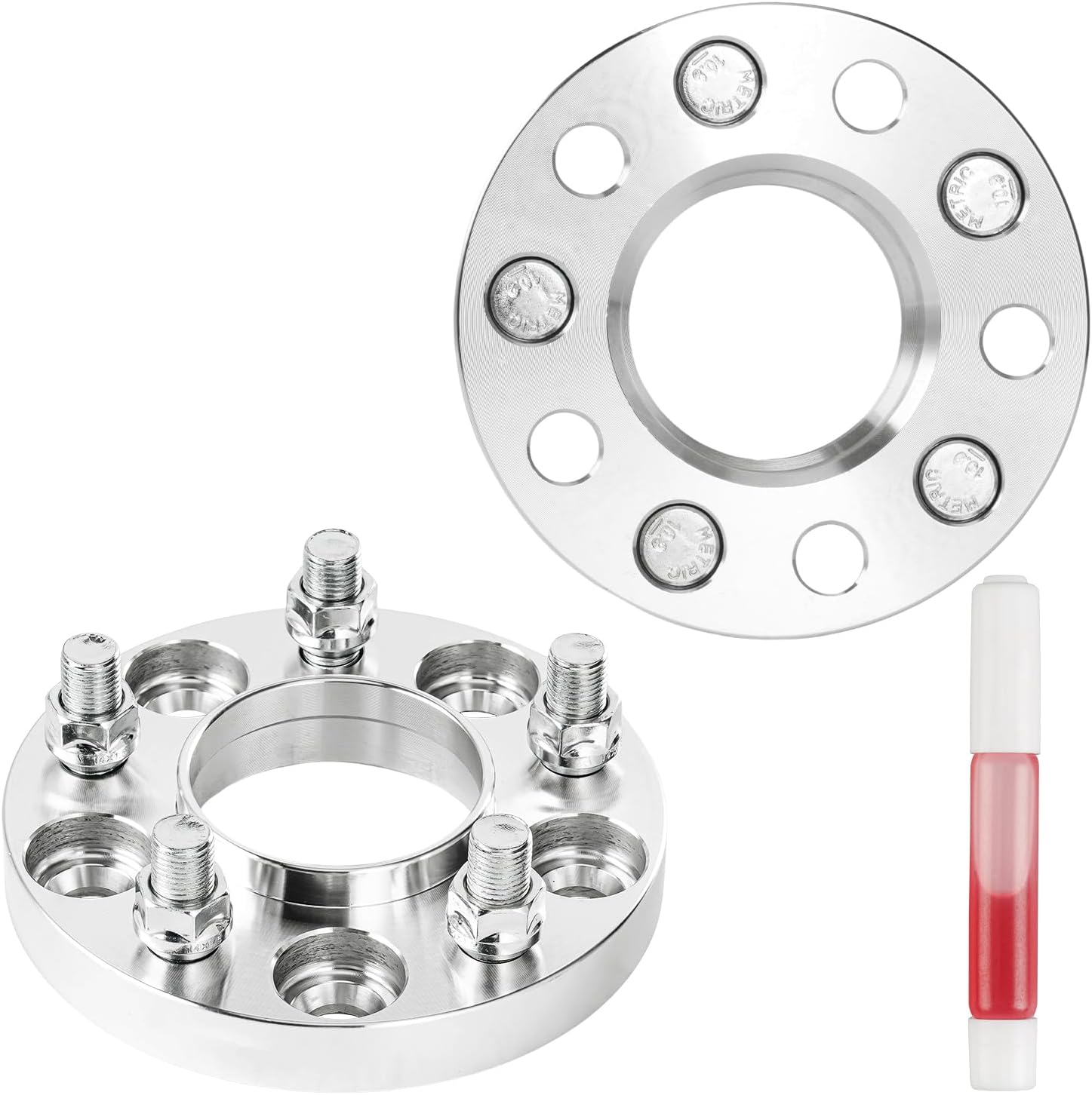 Wheel Spacers 5x115-0.78"(20mm)-M14x1.5-71.5mm Hub Bore w/Hubcentric for Charger 300 Challenger Magnum