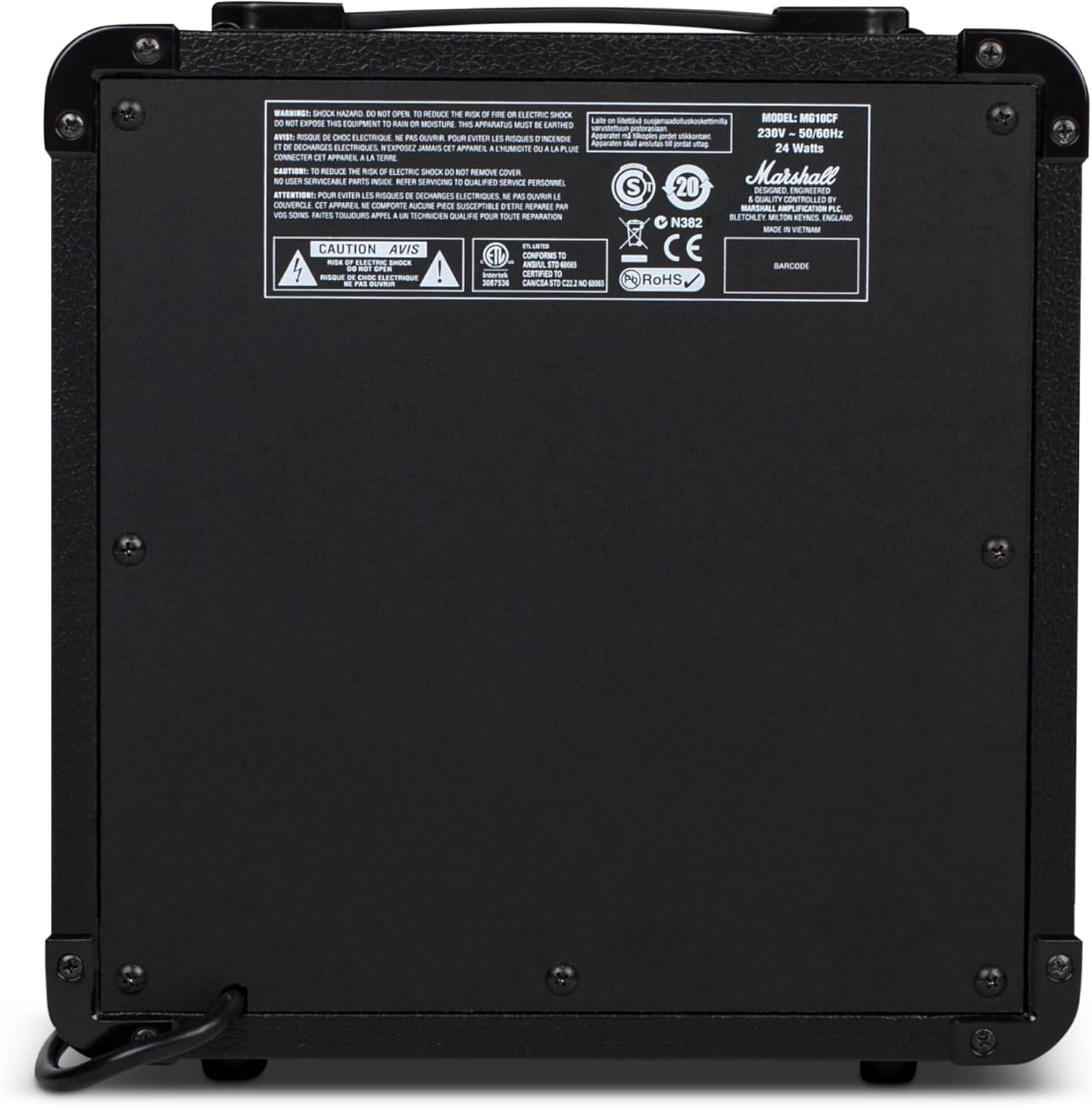 Marshall Amps Guitar Combo Amplifier (M-MG10G-U) - Image 7