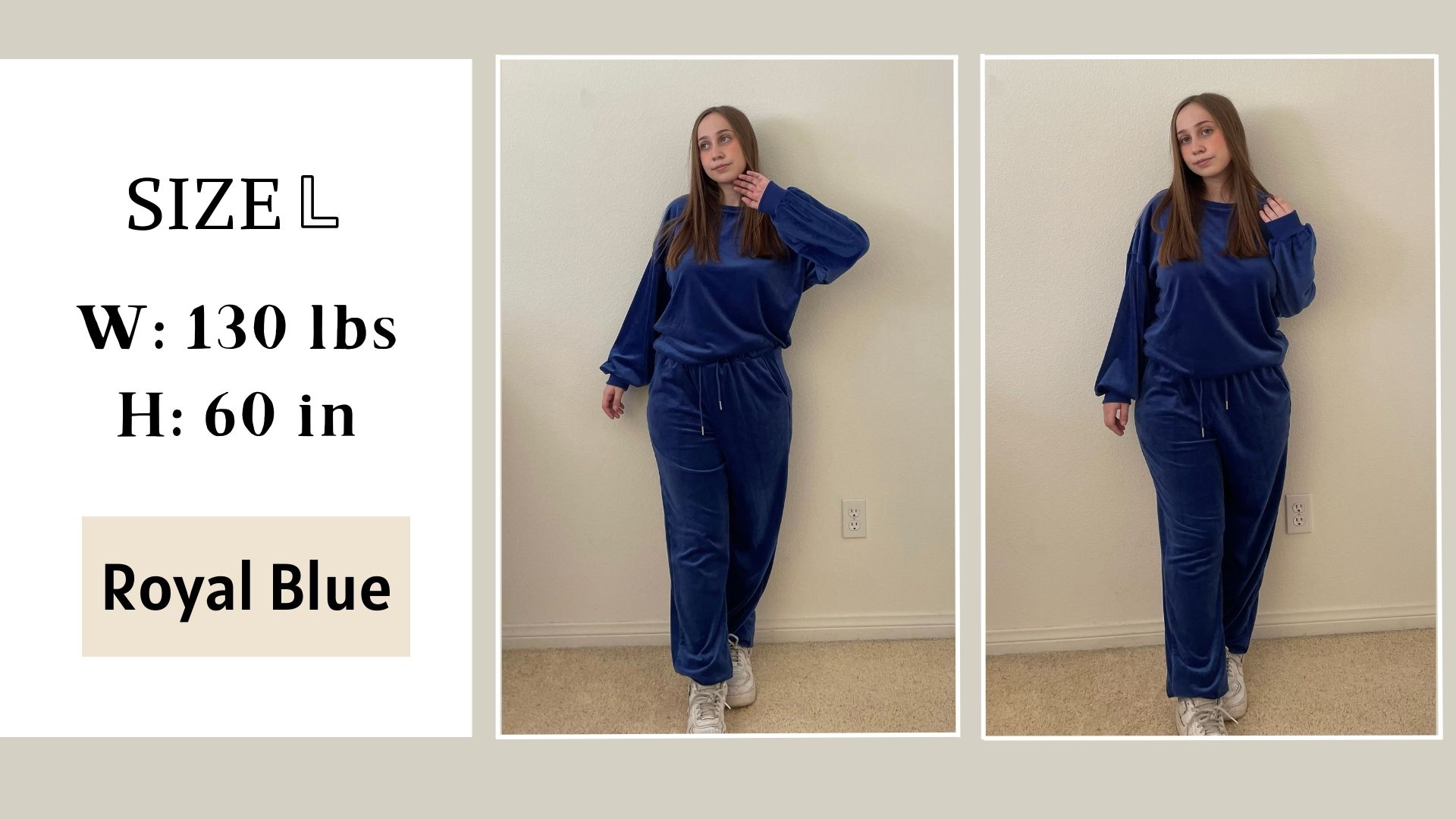 Amazon.com: Beyove Women Velour Sweatsuits 2 Piece Tracksuit Sets 