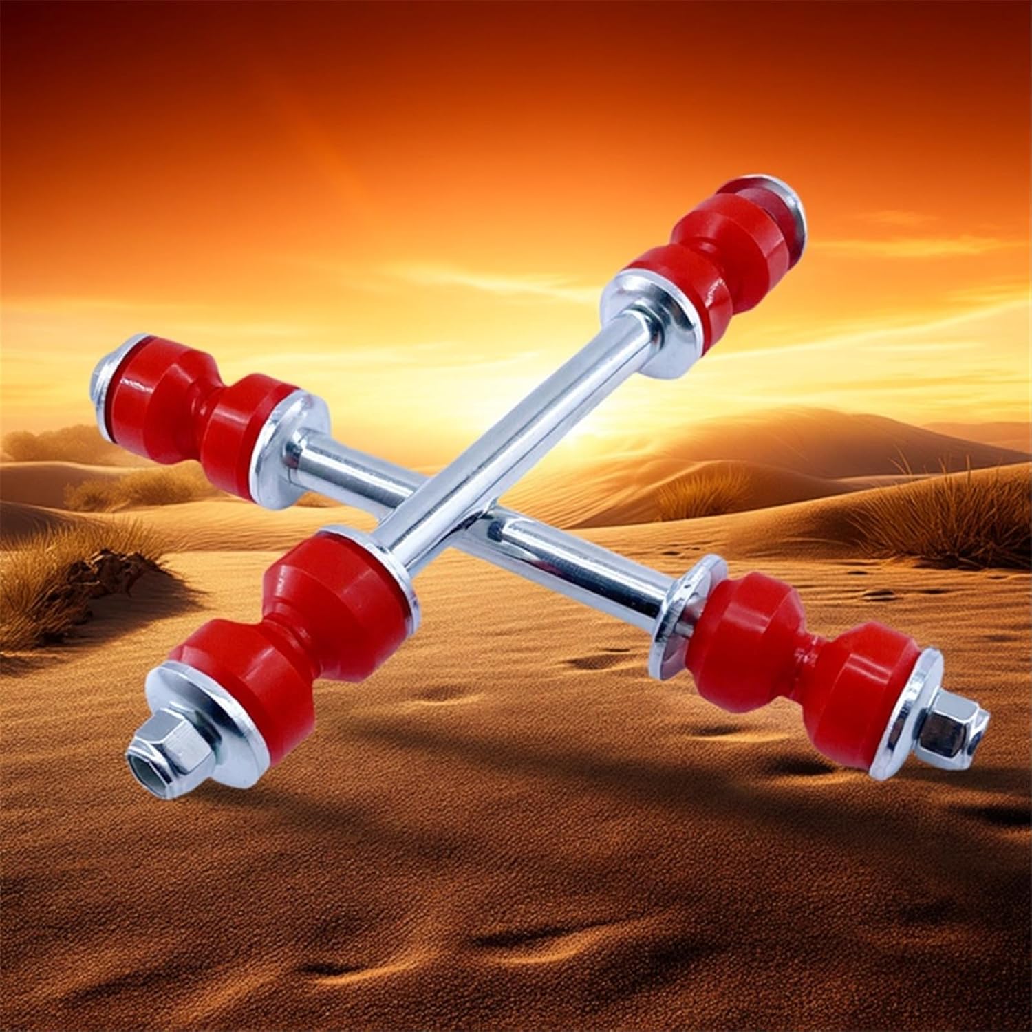 ABELIEF 2pcs K8848 Front or Rear Polyurethane Stabilizer Sway Bar End Links For Chevrolet/GMC/Chevy Express Savana 1500 2500 3500 4500 - #K8848PU