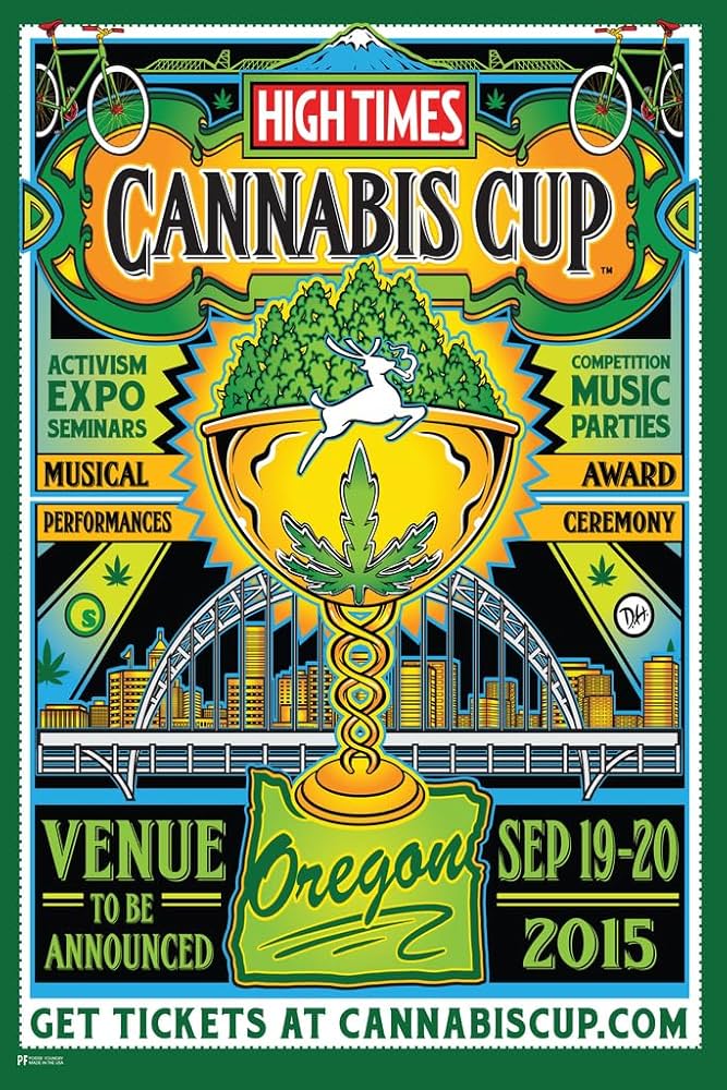 Amazon.com: High Times Cannabis Cup Oregon 2015 Cool Wall Art