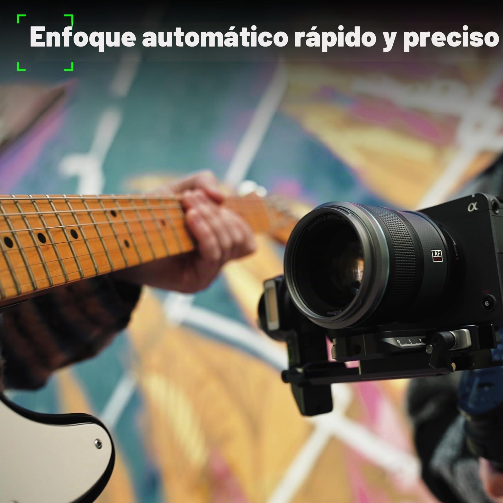 SIRUI Sniper 23mm Lente de Enfoque Automático, F1.2 Objetivo Gran Angular APS-C, E Mount Lente para A6400, A6700, ZV-E10, FX3/30 (E Mount, Negro)