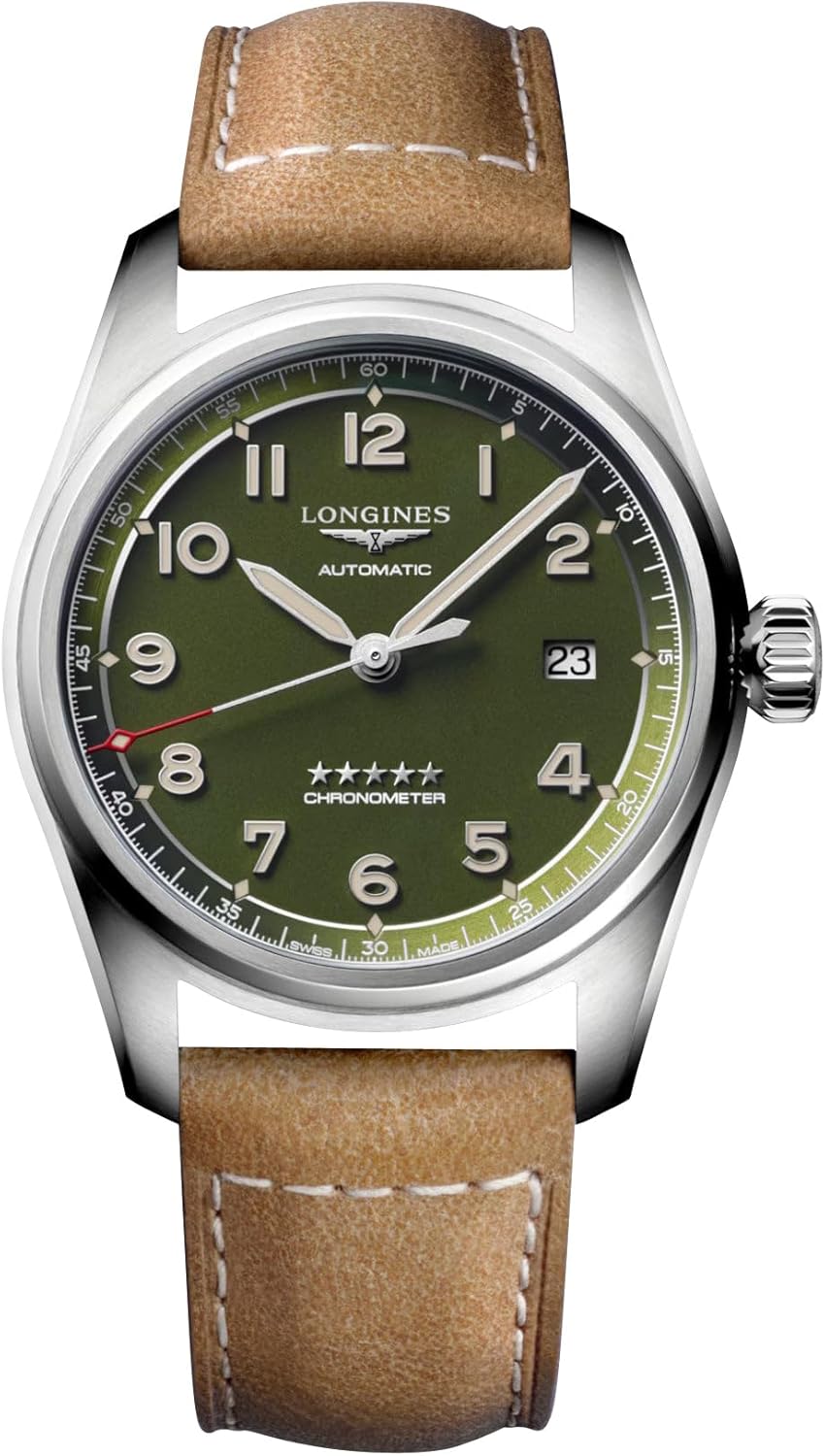Longines Spirit Automatic Chronometer Green Dial Men's Watch L3.810.4.03.2