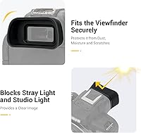 Vista 5 de EOS R10 Eyecup Eyepiece,Soft Silicon Extended Camera Eye Cup Viewfinder especialmente diseñado para cámara sin espejo Canon EOS R10