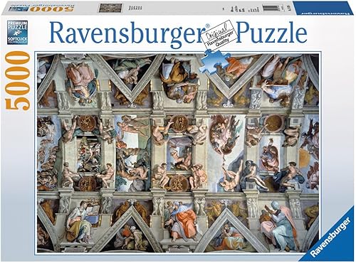 Ravensburger Rompecabezas de 5000 piezas de Capilla Sixtina para adultos la tecnologĂa Softclick significa que las piezas encajan perfectamente Ravensburger Rompecabezas de 5000 piezas de Capilla Sixtina para adultos la tecnologĂa Softclick significa que las piezas encajan perfectamente