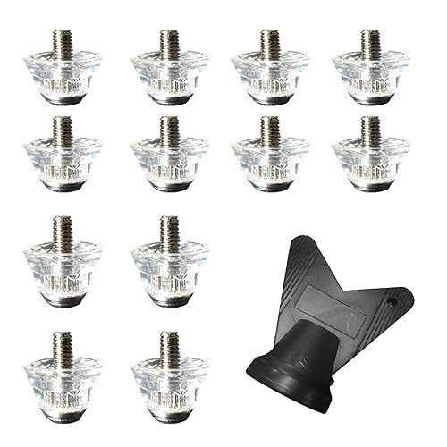 12Pcs Football Cleats Screw on Studs, Football Cleats Metal Studs