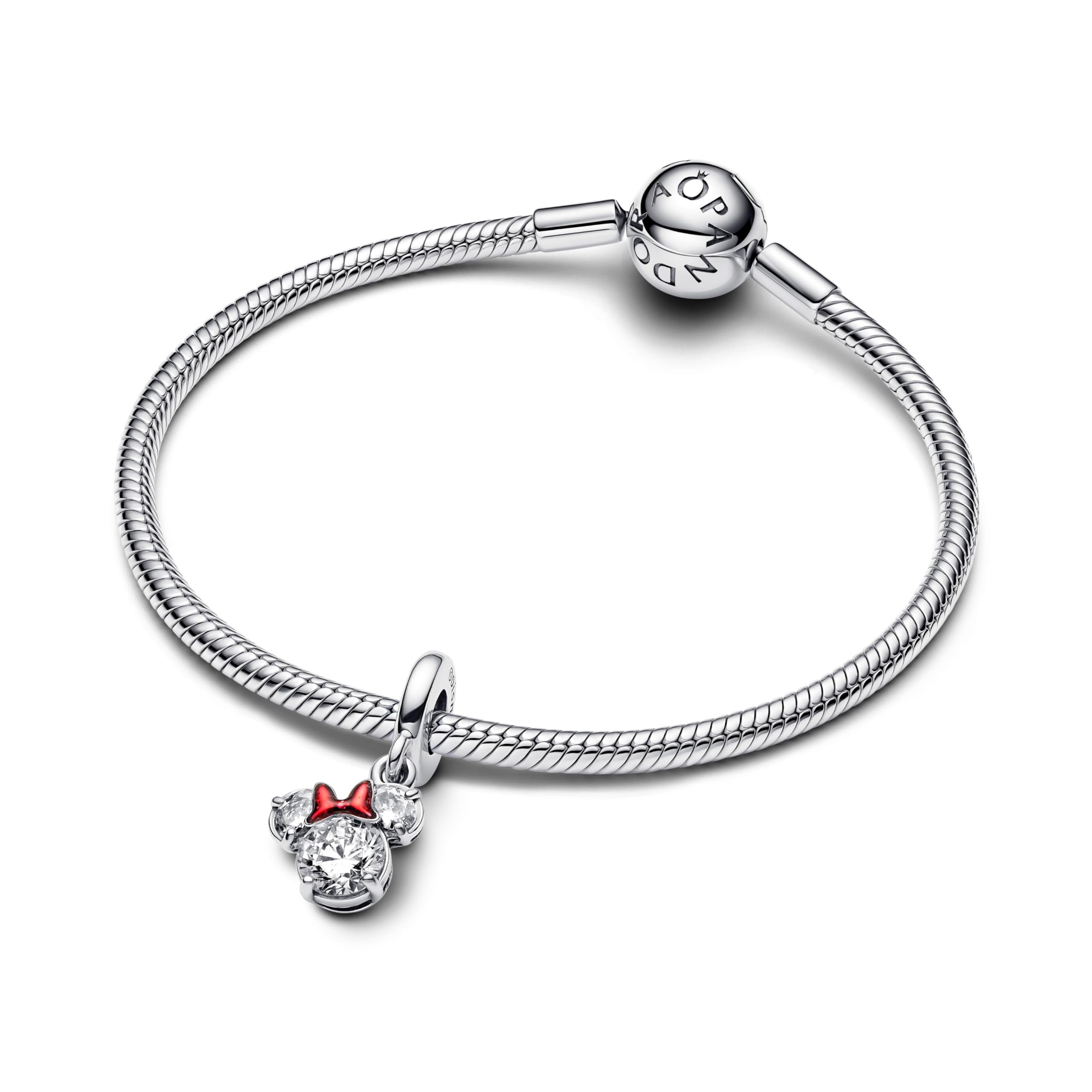 PANDORA Sterling silver Enamel Cubic Zirconia Red 793533C01 Anhänger