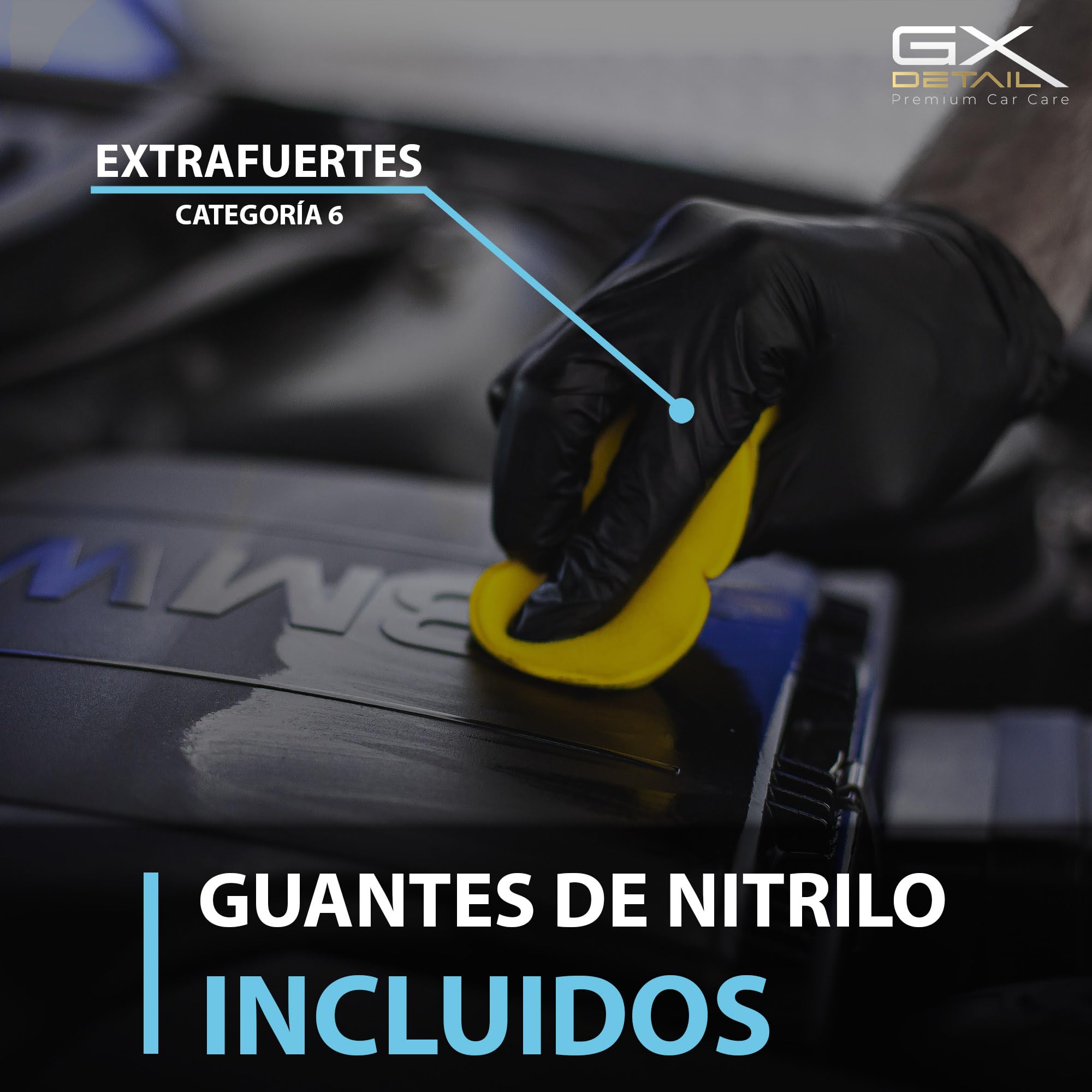 GxDetail Recuperador de Plásticos y Abrillantador Hidratador de Plástico y Neumáticos Coche y Moto 5 Litros – Recuperador de Gomas Viejas, Interior, Exterior, Ruedas.