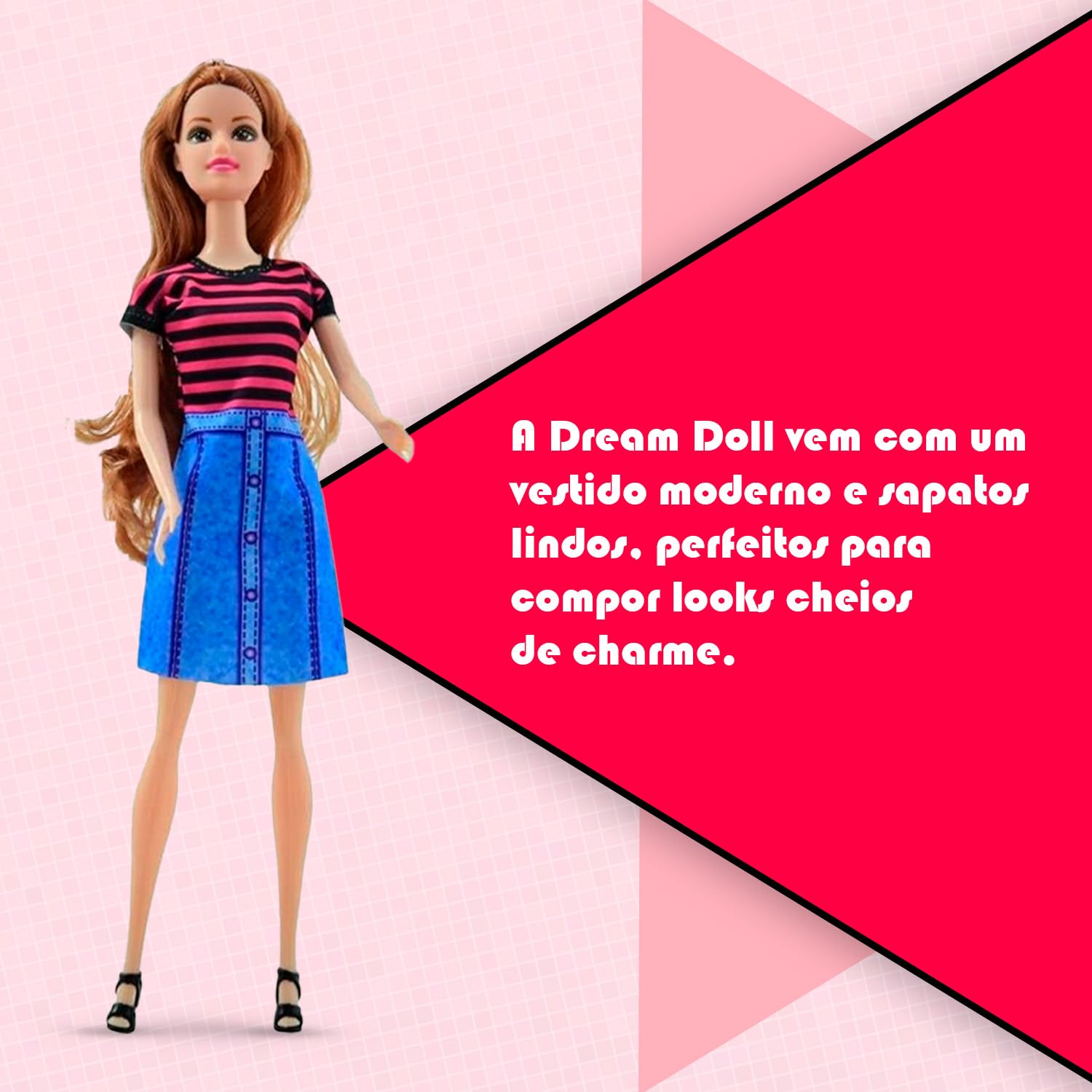 Candide, Dream Doll, Boneca Fashion : Amazon.com.br: Brinquedos e