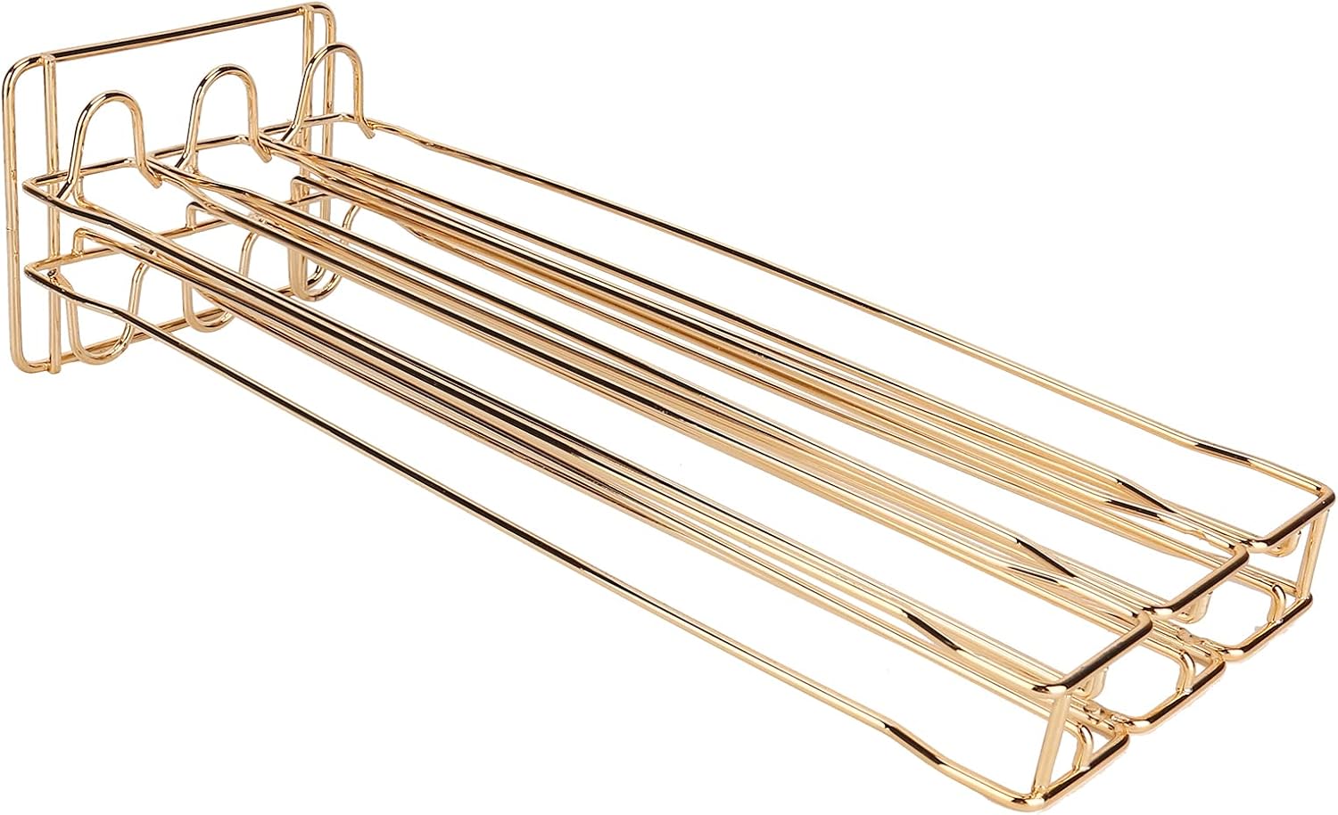 Coffee Capsules Storage Holder Organizer Holding 60PCS Capsule Coffee Pod Rack for Nespresso (Gold)