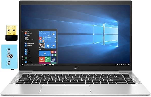 HP EliteBook 845 G7 14.0 pulgadas FHD 60Hz IPS WLED Laptop (AMD Ryzen 5 PRO 4650U 6 núcleos, 16GB RAM, SSD PCIe de 512GB, AMD Radeon, KB retroiluminado, Win 11 Pro) con dongle WiFi, Hub 🥇✔️ ® A Pedido 🏆™