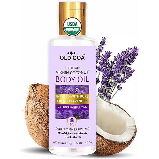 OLDGOA Lavender Glow Body Oil 200ML