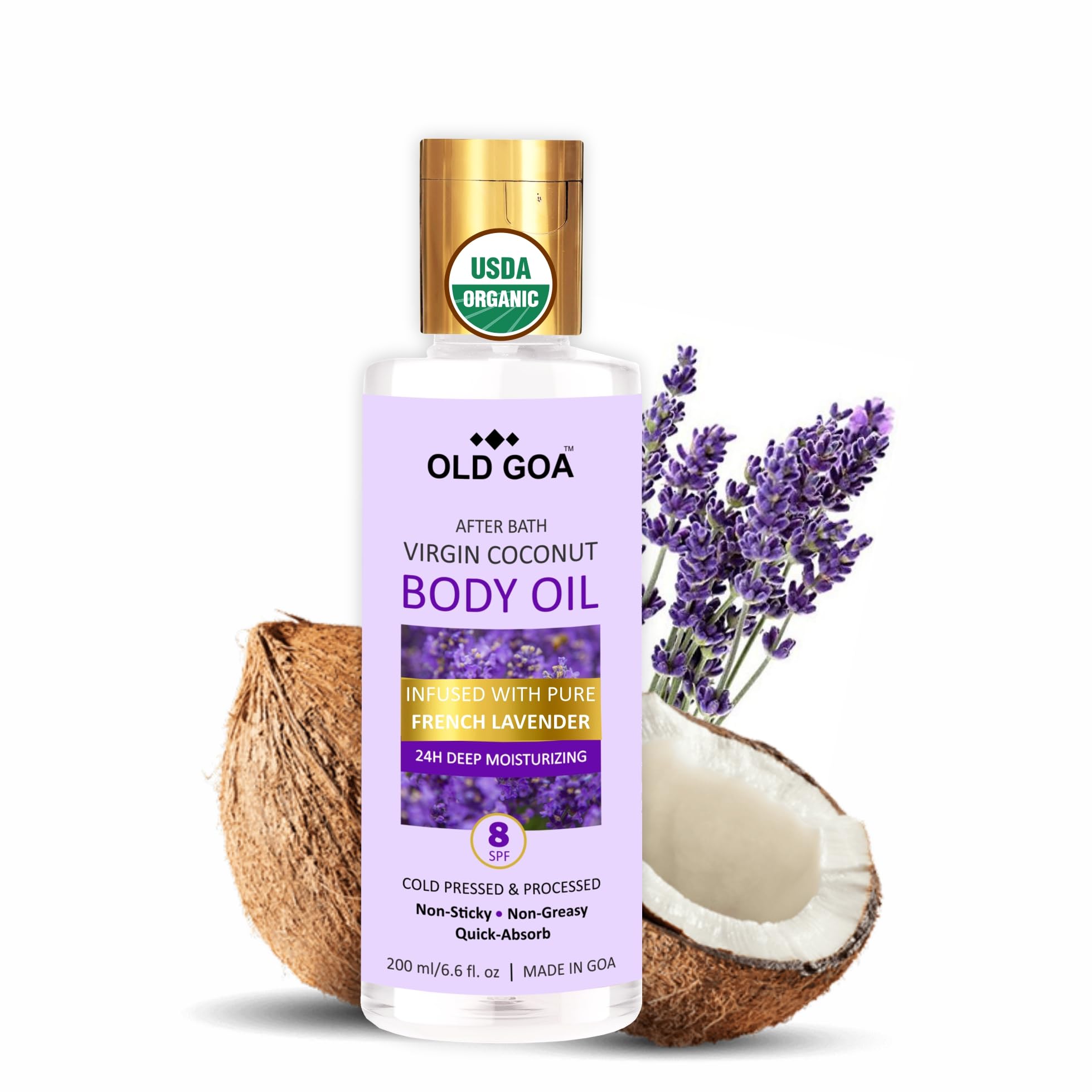 After Bath Body Oil For Women Enriched With French Lavender| For Glowing & Moisturising Skin | All Skin Types | Body Lotion | After Bath Oil | 100ML