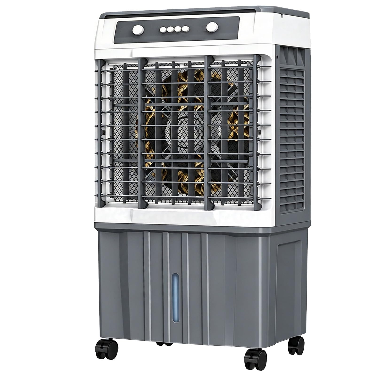 Yue Jjxn One Color Portable Evaporative Air Cooler, 9.2Gal Water Tank, Remote Control