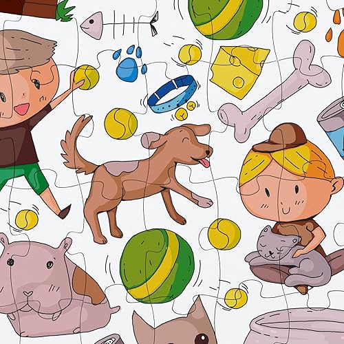 Miniatura 7 de Rompecabezas en blanco de 10 hojas, rompecabezas en blanco de 6.3 x 6.3 pulgadas, juego de 28 piezas, rompecabezas para pintar, rompecabezas para