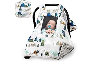 Baby Boys Nursery Decor with Mountain Style Canopy Cover