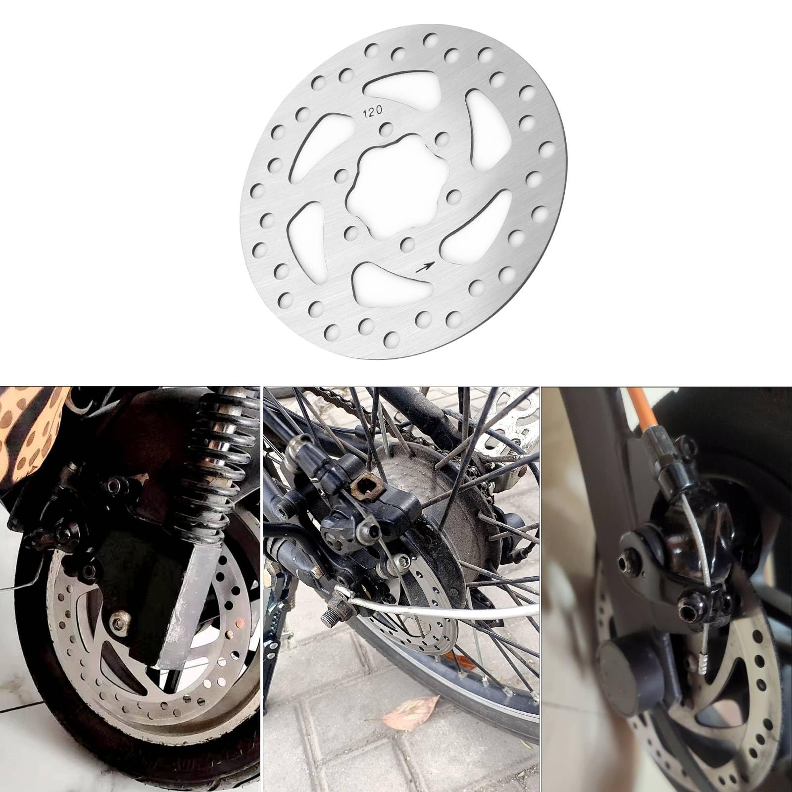 Bmx Brake Kit Bike Rotor 120mm Bike Rotors Mountain Bike Disc Brake