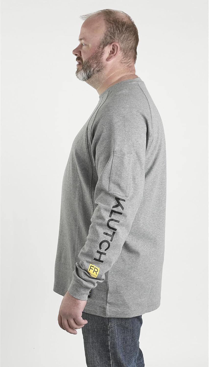 Klutch Flame-Resistant Long-Sleeve T-Shirt, Safety Yellow, Small