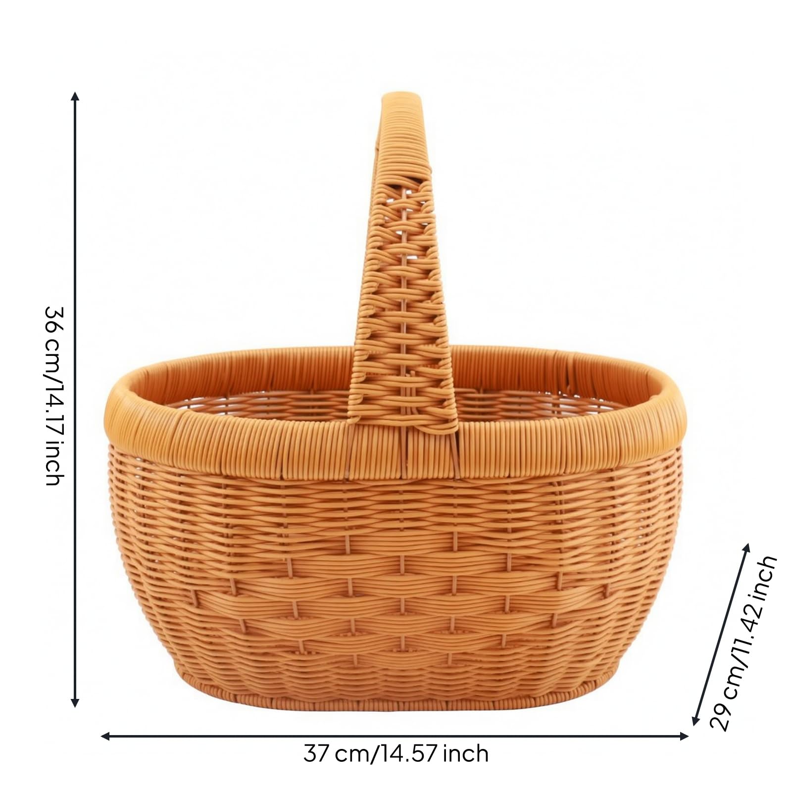 LOVIVER Stabil Henkelkorb, Style to 1, Mittelgroß