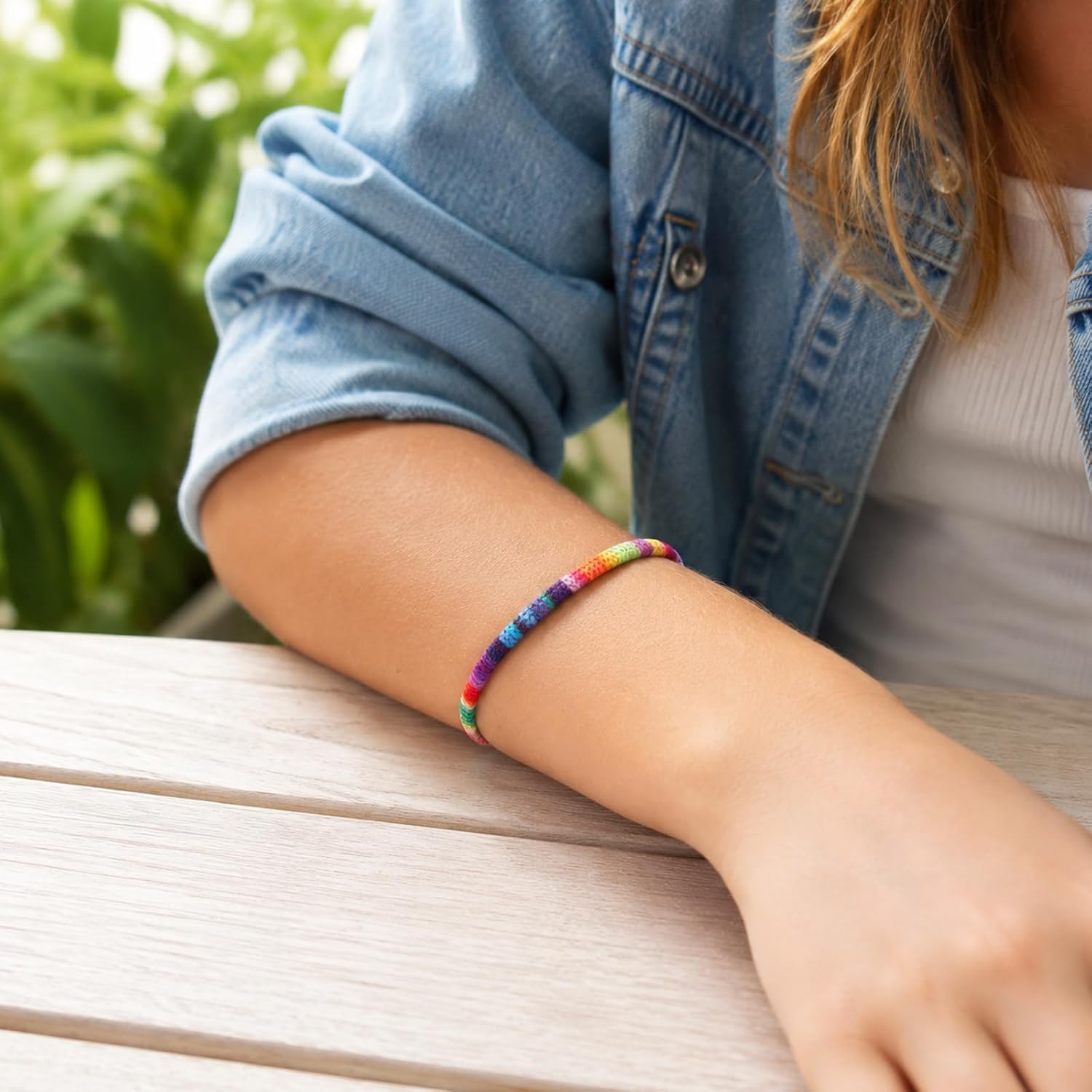 12Pcs LGBTQ Pride Rainbow Braided Bracelets Wrist Anklets Cord Wrap Couples Handmade Rope String Adjustable Friendship Bracelets Boho Ethnic Style Perfect Pride Jewelry Accessories Gift for Women Men