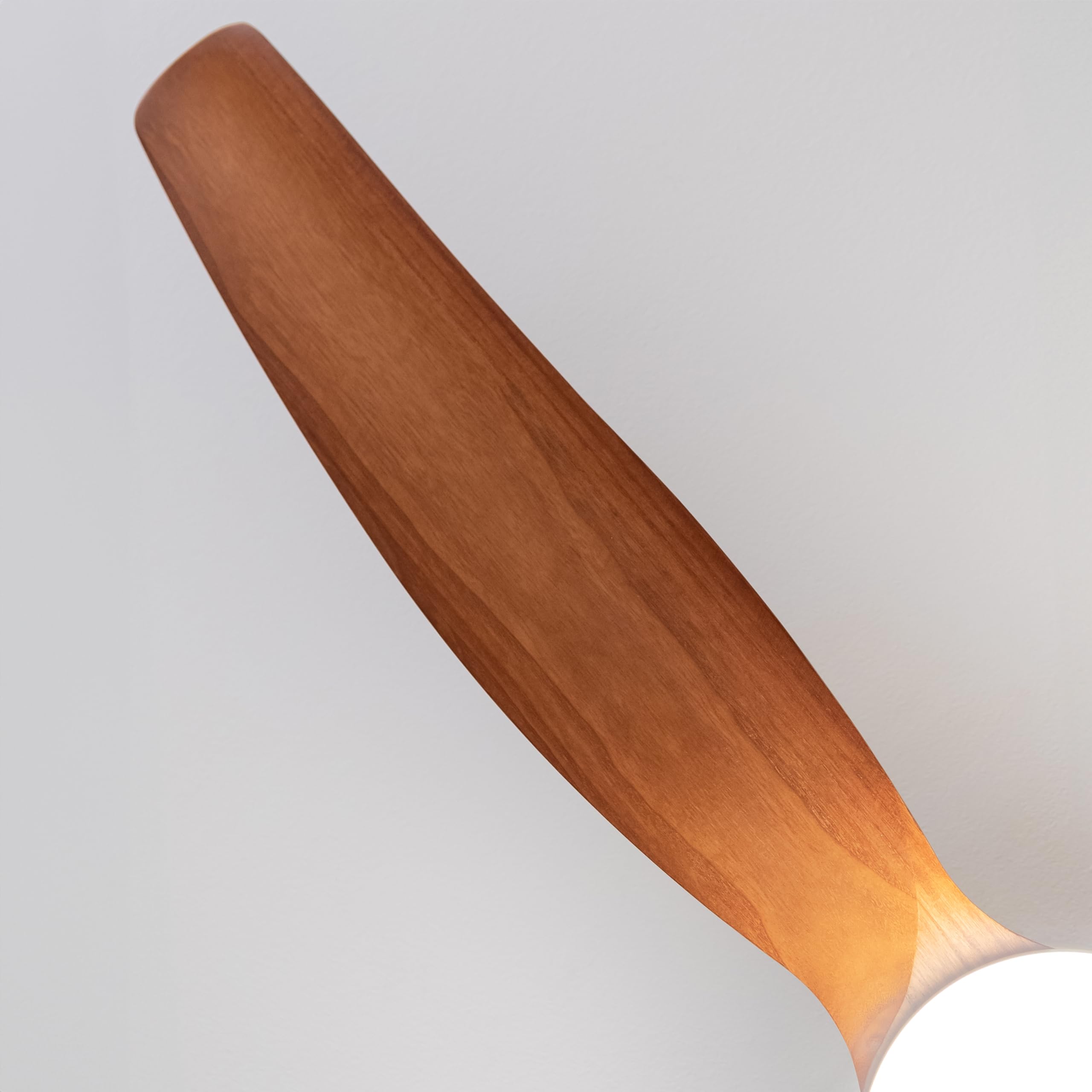 Cecotec - Deckenventilatoren mit Licht EnergySilence Aero 5600 Aqua GoldDarkWood Connected, 132 cm, 40 W, LED 20W Licht, 3 Flügel, 6 Geschwindigkeiten, Timer, Winter/Sommer Modus, Wi-Fi, Gold-Braun