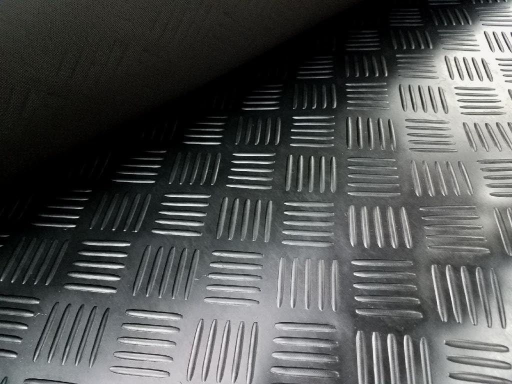 Ader Sporting Goods Rubber Dumbbell Set- 2-45lb with Mat, Rack