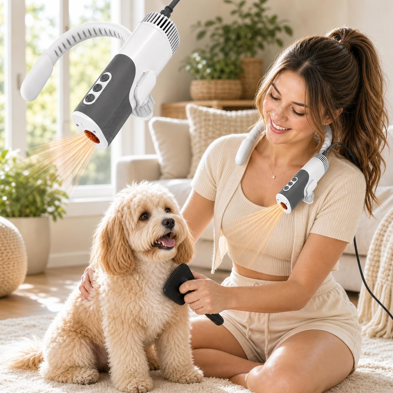 PETNF Hands-Free Dog Dryer