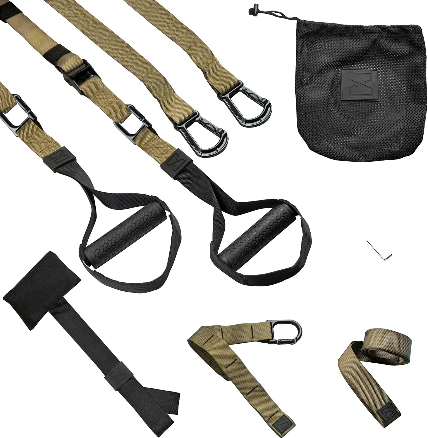 InfinitsportsElite Sling Trainer Set with 3 Mounting Solutions (Includes Door Anchor), Premium Sling Trainer/Suspension Trainer for Home and Travel