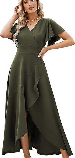 Long Black Formal Dresses for Women Gowns Evening Party Cocktail Dress,Split Elegant...