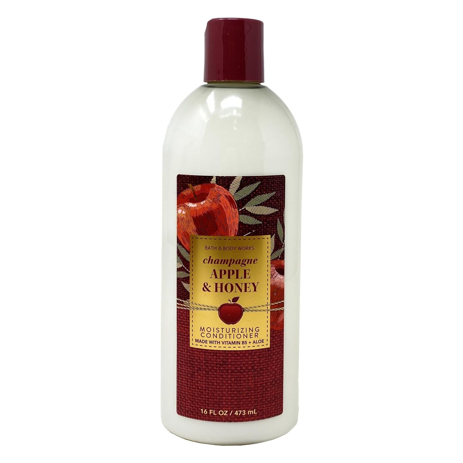 Bath & Body Works Champagne Apple & Honey 2 Pack Moisturizing Conditioner Bundle with a Natural Oats Sample Soap