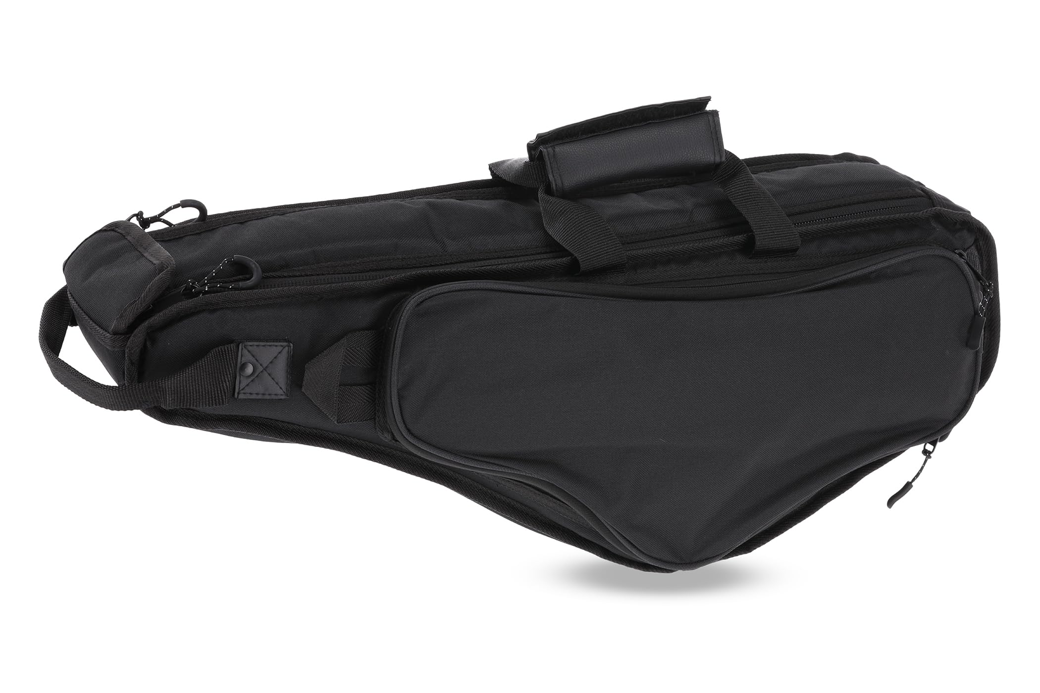 GEWA sac de transport Premium pour saxophone alto - Cordura 600 Denier - Résistant à la déchirure et à l'eau - Rembourrage de 30 mm - Poche pour le bocal - Noir