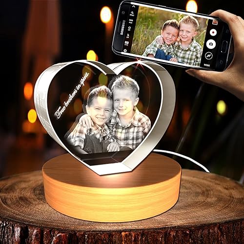 Miniatura 2 de Foto personalizada grabada en cristal (3D)