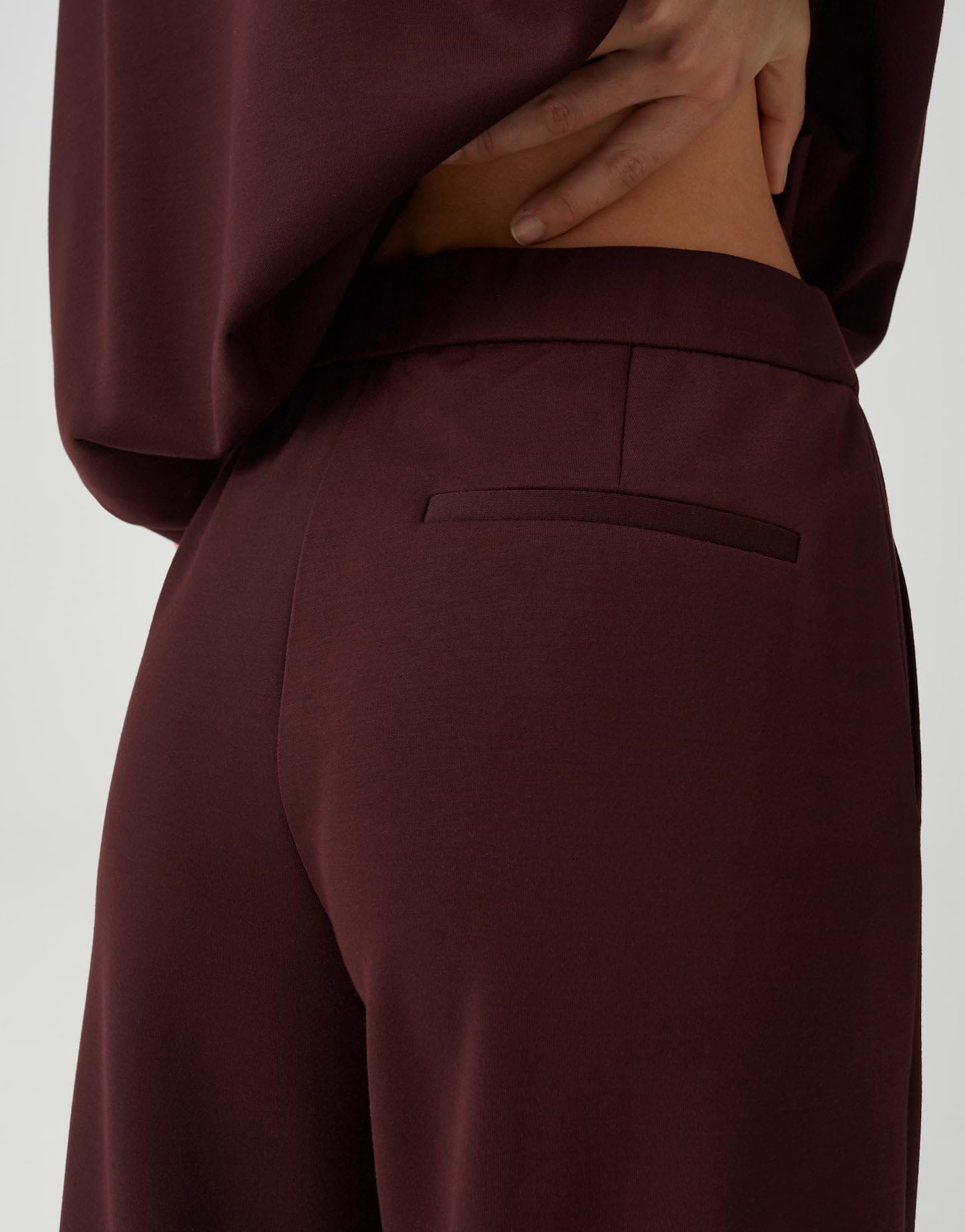 OPUS Damen Jogpants | MELANE CHILL Wide Jogpants aus Cotton Modal Mix